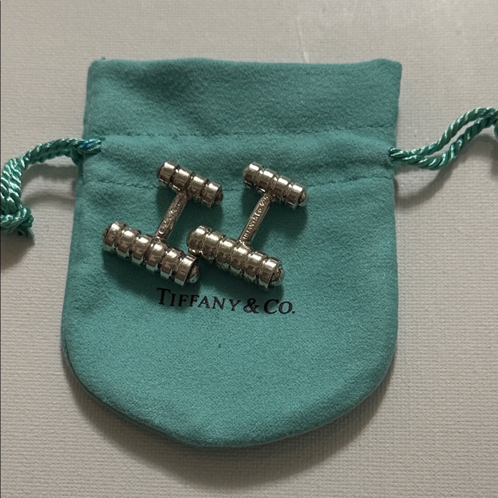 Vintage TIFFANY & CO. PALOMA PICASSO Sterling Silver 925 Signed Men’s Cufflinks